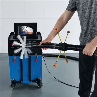 Hot Selling KT-836 Fleksibilna gred Čistilni stroj za zračne kanale Robot za čiščenje klimatskih naprav